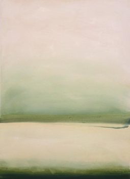 Contemporary abstract painting by New York artist Sue Carlson - Double Horizon